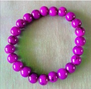 bransoletka marmurkowa fioletowo-czarna