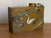 Japoński Wazon z Brązu Takaoka Takashi Omori Ikebana