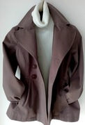 Topshop lekki płaszczyk kurtka 38 S M brąz kakao