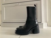Vagabond skórzane botki buty sztyblety 37 