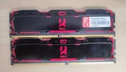 GOODRAM 16GB (2x8GB) 3000MHz CL16 IRDM X Black DDR4 + AMD Ryzen 5 1600