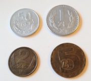 Zestaw monet polskich 1986 r