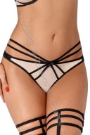 Thong Axami V-7008 Zephyr Beige and black XL /Axam