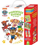 Psi Patrol PIERWSZE SŁOWA W AKCJI atrakcyjna książka 45 elementów układanek
