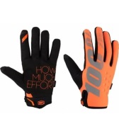 Rękawice 100% BRISKER POMARAŃCZOWE SOFTSHELL M