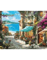 Obraz do malowania po numerach Twoje Hobby Włoska kawiarnia 40x50 cm