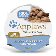 Applaws miseczka dla kota Filet z Tuńczyka z Krewetkami 60g