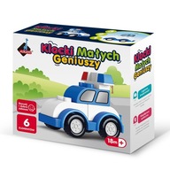 Klocki Małych Geniuszy Radiowóz dla malucha – 6 elementów