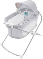 Łóżeczko drewniane Fisher-Price Soothing View 57 x 89,2 cm biały