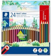 Staedtler Sześciokątne Kredki Ołówkowe Noris 24Kol
