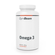 OMEGA 3 KWASY TŁUSZCZOWE ODPORNOŚĆ SERCE MÓZG OLEJ RYBNY - GymBeam 240 kap