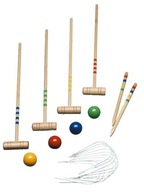 Gra zręcznościowa DREWNIANY ZESTAW DO KRYKIETA Pro Kids