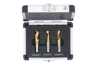 BGS 5081 Zestaw 3 frezów do spoin punktowych 10/8/6,5mm HSS 5%, nowy