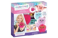 ZESTAW DO TWORZENIA BRELOCZKÓW POMPONY PUCHATE STWORKI MAKE IT REAL 1409