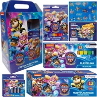 PSI PATROL WYPRAWKA BAMBINO ZESTAW PLASTYCZNY UPOMINKOWY FARBY PLASTELINA