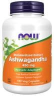 Suplement diety Now Foods Ashwagandha 450mg kapsułki 180 szt.