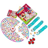 Gra edukacyjna z dzwonkiem Dzwoniąca zabawa Alfabet Roter Kafe dla dzieci