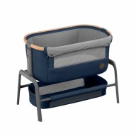 Łóżeczko turystyczne dostawka Maxi Cosi Iora Essential Blue Niebieskie