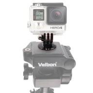 Uniwersalny uchwyt do kamer sportowych GoPro - czarny, kompatybilny