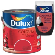 DULUX ŚWIATA FARBA LATEKSOWA ŚCIENNA Ogniste Flamenco 2,5L