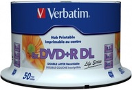 2x50 Płyta DVD Verbatim DVD+R 8,5 GB 2x50 szt.