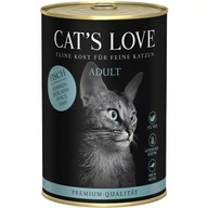 CAT'S LOVE Fisch ryby z olejem z krokosza 400g
