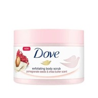 Dove Body Scrub Granat & maslo Shea 225 ml pielęgnujący peeling do ciała