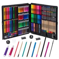 ZESTAW DO MALOWANIA ARTYSTYCZNY DUŻY MALARSKI PLASTYCZNY DLA DZIECI 288 EL