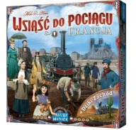 Gra planszowa Wsiąść do Pociągu: Kolekcja Map 6 - Francja i Dziki Zachód