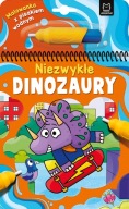 pm- NIEZWYKŁE DINOZAURY - malowanka z pisakiem wodnym -