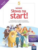 NOWE Słowa na start! 5 Podręcznik język polski NOWA ERA NEON NOWY