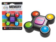ELEKTRONICZNA GRA MEMORY GAME PAMIĘCIOWA ZRĘCZNOŚCIOWA ŚWIATŁO DŹWIĘK