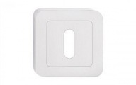 Klamka wewnętrzna Metal-Bud Szyld kwadratowy, Szyld z otworem na klucz