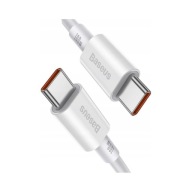 Kabel Baseus USB-C - USB-C PD QC 100W 5A 2m Do Szybkiego Ładowania - biały