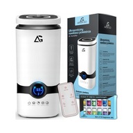 Nawilżacz Powietrza Jonizator Dyfuzor Aromaterapia Timer + Pilot 12 olejków