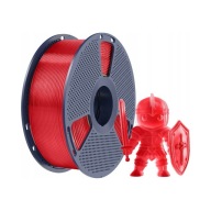 Filament SUNLU 1.75 mm PLA+ Plus transparent RED czerwony 1 kg