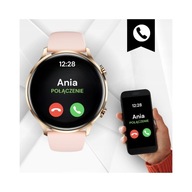 Smartwatch Vess Q40S złoty wielofunkcyjny sportowy damski męski polski