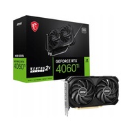 Karta graficzna MSI GeForce RTX 4060 Ti VENTUS 2X BLACK OC 8GB GDDR6 128bit