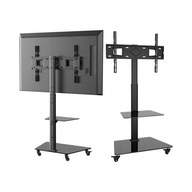Stojak mobilny do TV 26-70 cali, z półką, obrotowy