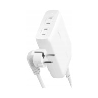 Ładowarka sieciowa biurkowa Belkin Boost 200W GaN, 4 porty USB-C, 140W +60W