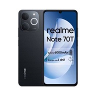 Smartfon realme Note 70T 4/256GB 6.74” 6000 mAh Obsidian Black +etui +szkło