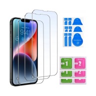 Szkło hartowane iPhone 14 9H FULL 2.5D ochronne szybka + zestaw