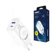 ŁADOWARKA 3MK 2IN1 33W USB-C USB-A INDUKCJA APPLE WATCH NOWA PD SZYBKA SAFE