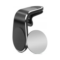 Uchwyt na kratkę nawiewu, magnetyczny na telefon czarny, samochód