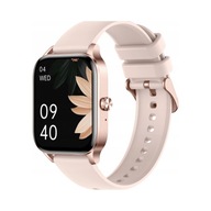 Smartwatch Lewer Zegarek Damski Polskie Menu Rozmowy HD złoty