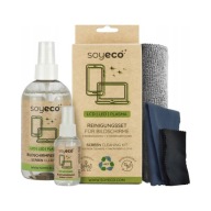 PŁYN DO CZYSZCZENIA EKRANÓW TV LCD LCD MONITORÓW ZESTAW Z MIKROFIBRĄ x3