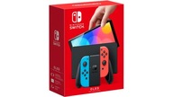 KONSOLA NINTENDO SWITCH OLED CZERWONO-NIEBIESKA FABRYCZNIE NOWA BOX IDEAŁ !