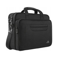 Torba na laptopa Matein czarna 17,3" nylonowa 3 komory