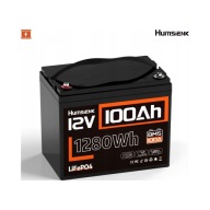 Akumulator LiFePO4 12V 100Ah 10.5kg 1280Wh Do RV, Solar, Łodzi, Kampera
