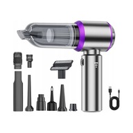 Odkurzacz Ręczny Domowy Samochodowy Akumulatorowy Bezworkowy 100W 15KPa